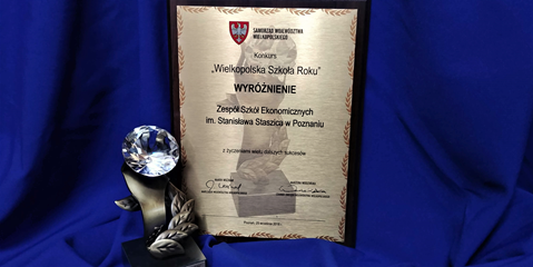 Wyróżnienie w konkursie Wielkopolska Szkoła Roku 2018