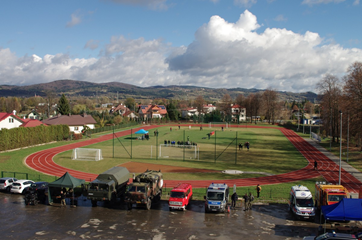 Turniej klas mundurowych na zrewitalizowanym stadionie