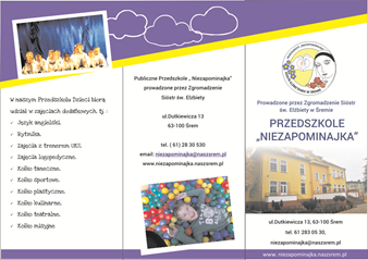Przedszkole „Niezapominajka” w Śremie
