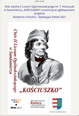 Nasz chór został zakwalifikowany do  Akademii Chóralnej - Śpiewająca Polska - 2021 roku.