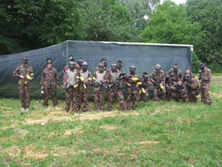 ćwiczenia paintball dla klas mundurowych