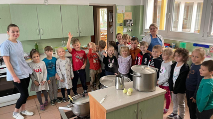 Wizyta w przedszkolnej kuchni