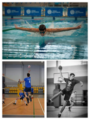 pływanie, stakówka, piłka ręczna - dominujące dyscypliny