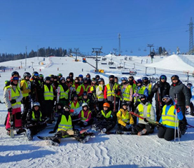 Obóz narciarski klas policyjnych