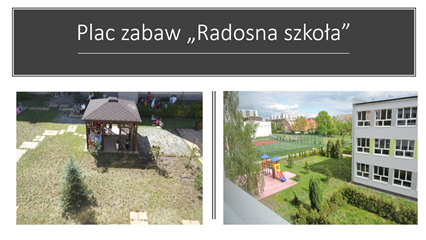 Plac zabaw "Radosna szkoła".