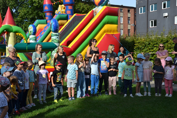 Piknik w ogrodzie porzedszkolnym