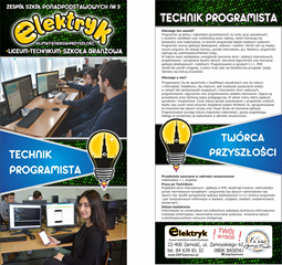 Ulotka - technik programista