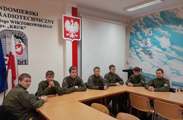 Branżowy Oddział Wojskowy w ZSTiO -szkolenie w Batalionie Radiotechnicznym w Sandomierzu.