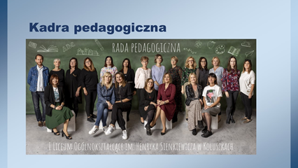 Kadra pedagogiczna