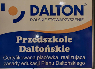 Jesteśmy certyfikowaną placówką Daltońską