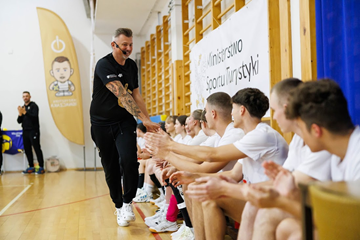 Trening z Mistrzem - Krzysztof Ignaczak w I LO