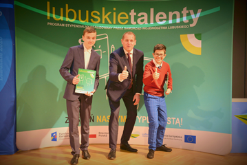  Lubuskie Talenty - nasi uczniowie Igor Fedan i Michał Ostojski