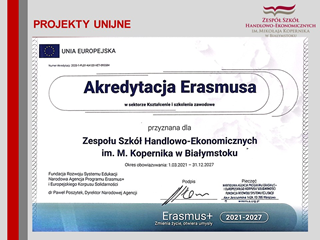 akredytacja Erasmusa