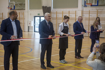 W 2025 roku została otwarta nowa sala gimnastyczna oraz siłownia