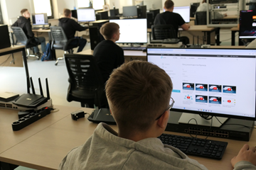 Zajęcia w pracowni informatycznej
