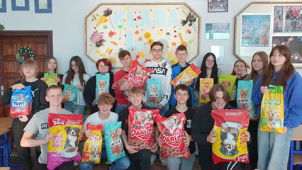 Szkolna akcja „Na cztery łapy”