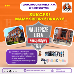 Perspektywy - SREBRNA SZKOŁA 2025