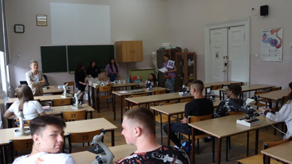 Lekcja biologii w I LO