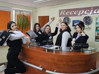 Technik hotelarstwa na zajęciach praktycznych w szkole