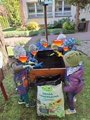 Żłobkowy miniogródek