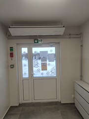 bezpieczne wejście z domofonem i systemem rekuperacji