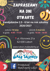 zapraszamy do Małych Talentów