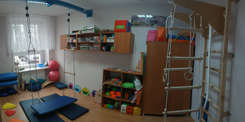 Salka do zajęć integracji sensorycznej i gimnastyki korekcyjnej 