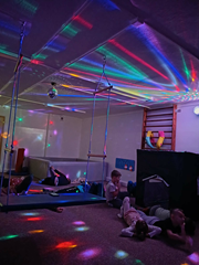 sala do zajęć sensorycznych i fizjoterapeutycznych