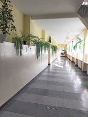 Korytarz w pawilonie