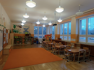 sala w budynku przedszkola ul Sokólska 2