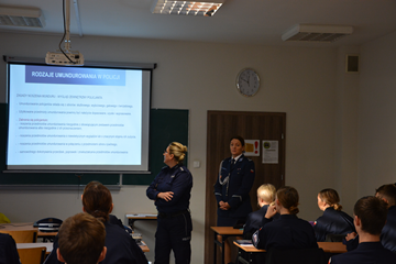 Zajęcia z przedstawicielami Policji
