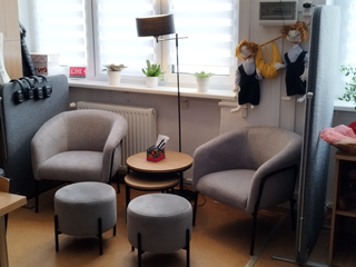 Biblioteka - kącik wyciszenia