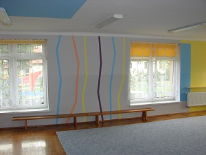 Sala gimnastyczna i do uroczystości przedszkolnych