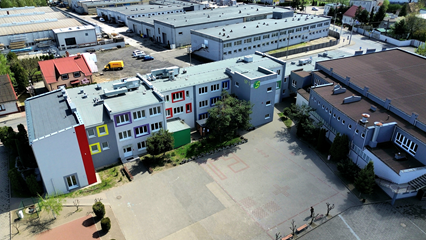 Wyremontowany budynek umożliwia komfort pracy każdego dnia