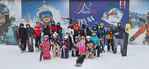 zimowe aktywności uczniów