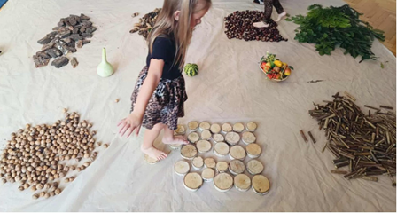 Jesienna ścieżka sensoryczna