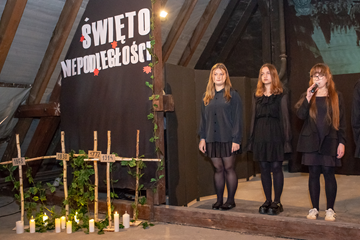 Przedstawienie teatralne na "Olimpie"