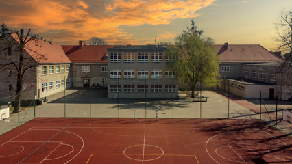 Budynek B, w którym mieszczą się klasy I-V oraz oddziały przedszkolne