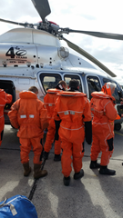 Praktyki zawodowe - transport na platformę wiertniczą