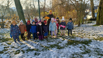 Zimowe zabawy przedszkolaków