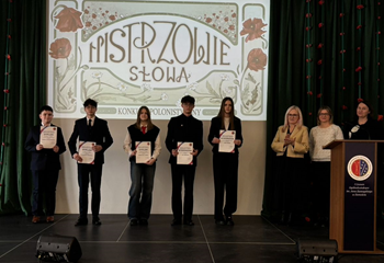 Laureaci konkursu Mistrzowie słowa