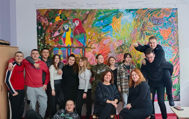 Mural wykonany z okazji 10-lecia ZCEMiP przez młodzież. Mural powstał także dzięki nieocenionej pomocy Pani Renaty Łempickiej .