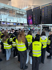 Wycieczka zawodoznawcza na lotnisko we Wrocławiu