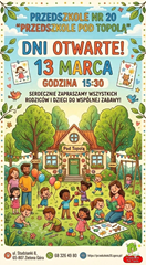 Dni otwarte 13 marca o godz. 15.30 Serdecznie zapraszamy!