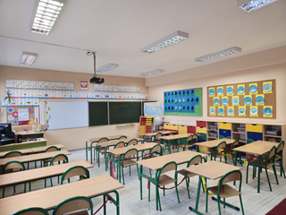 przestronne, kolorowe sale