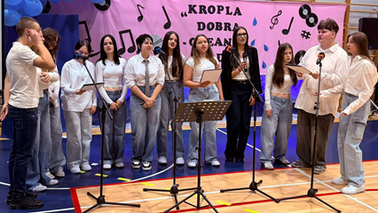 „Kropla dobra – ocean nadziei” - występ uczniów