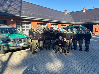 Obóz szkoleniowy uczniów klasy straży granicznej