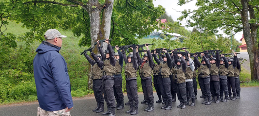 Obóz szkoleniowy uczniów klasy policyjnej