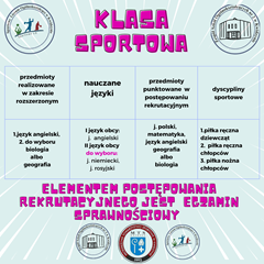klasa sportowa: oferta kształcenia