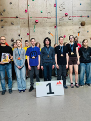 Ścianka wspinaczkowa - mistrzowie powiatu
